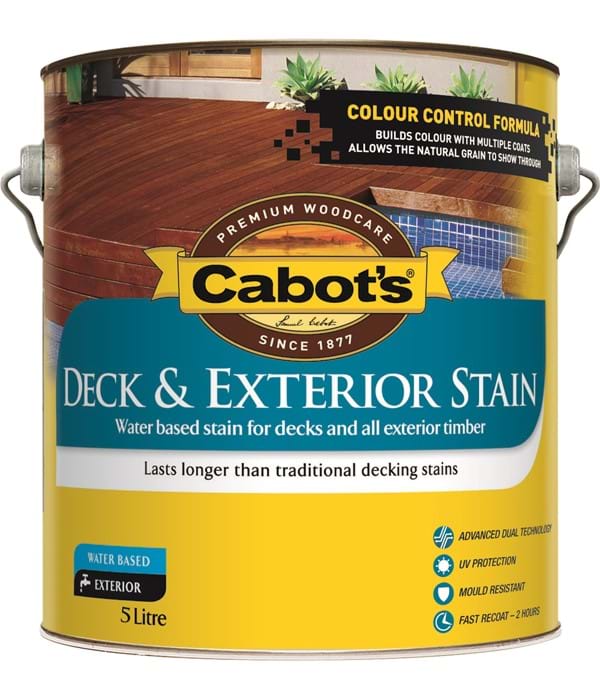 Cabot's Deck & Exterior Stain Water Based